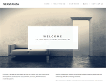 Tablet Screenshot of nexstanza.com